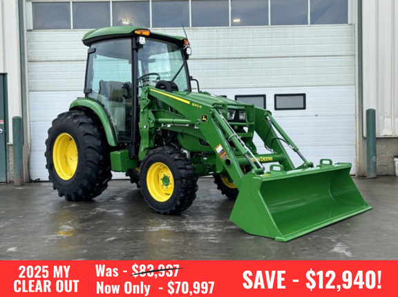  John Deere 4044R Cab Tractor + Loader