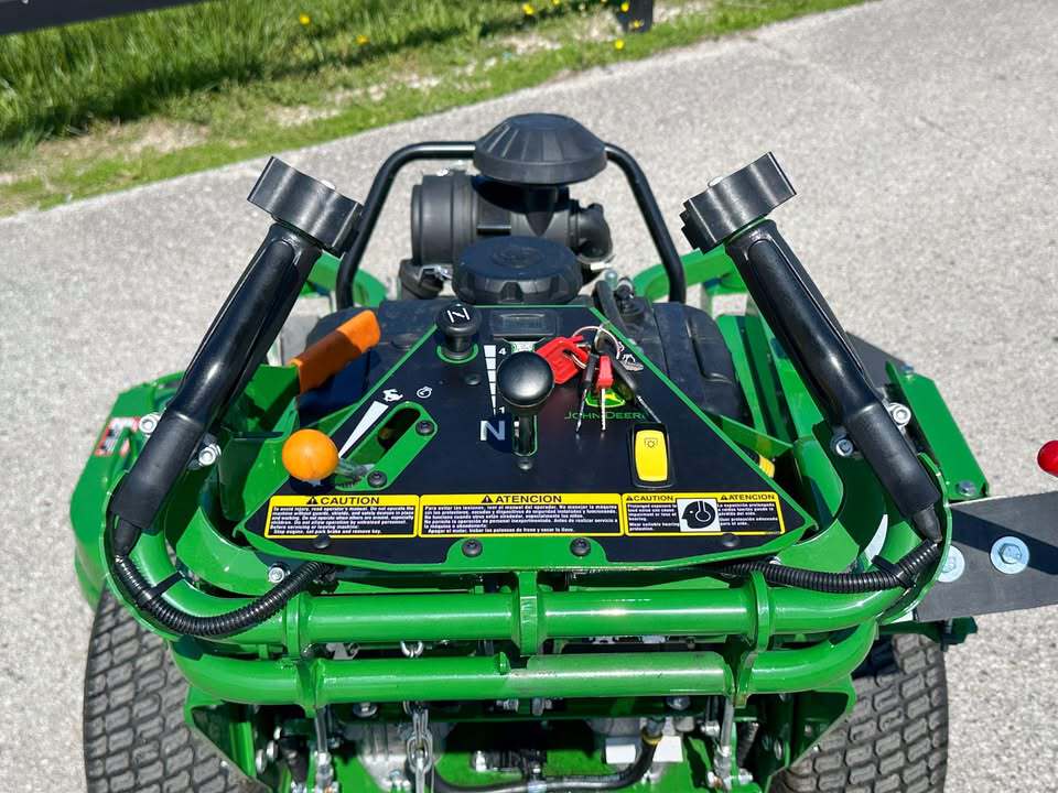 John Deere W52R Commercial Walk Behind Mower with Two Wheel Sulky Image 4