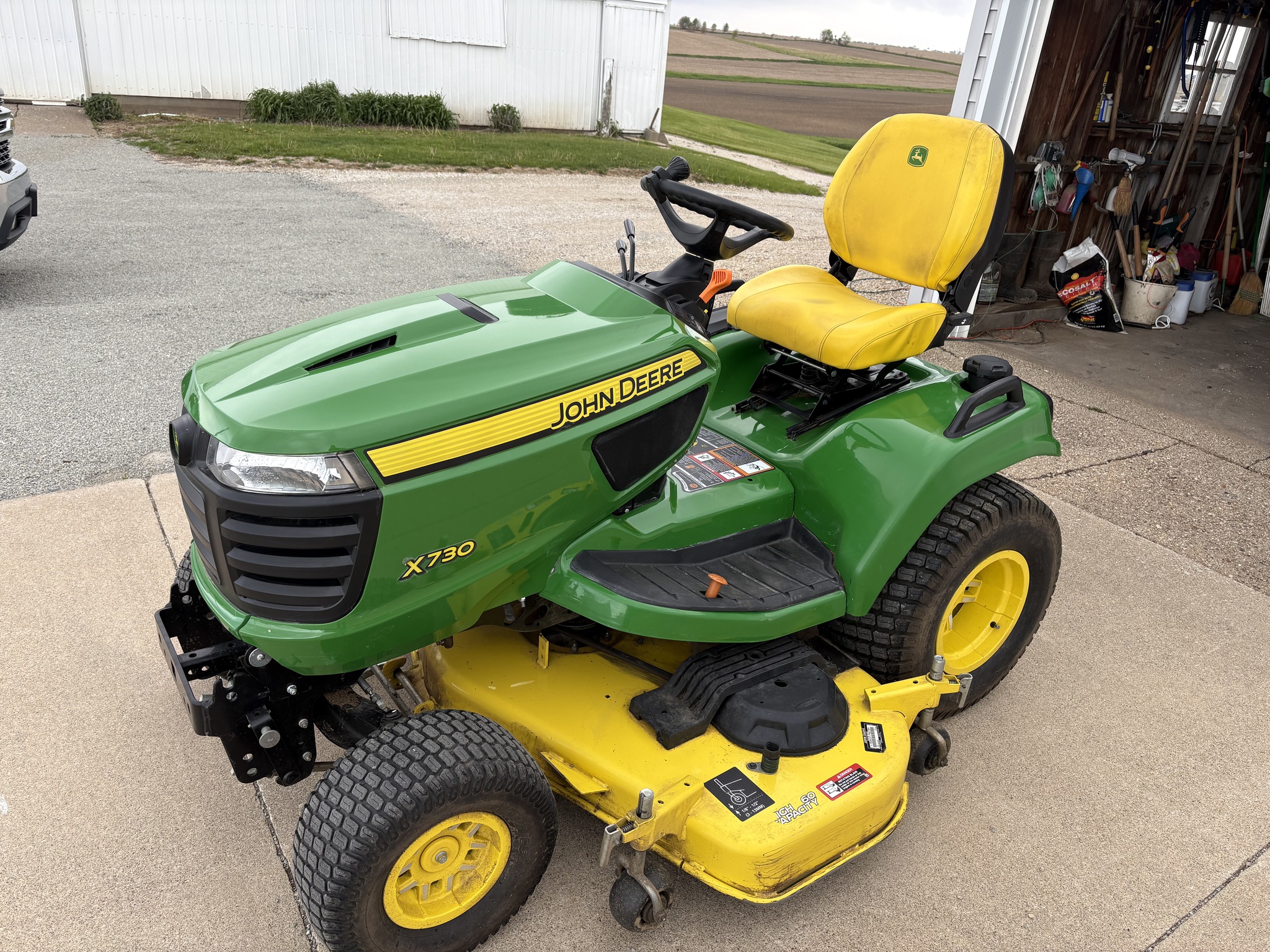 2020 John Deere X730 at Heritage Tractor in Geneseo, IL