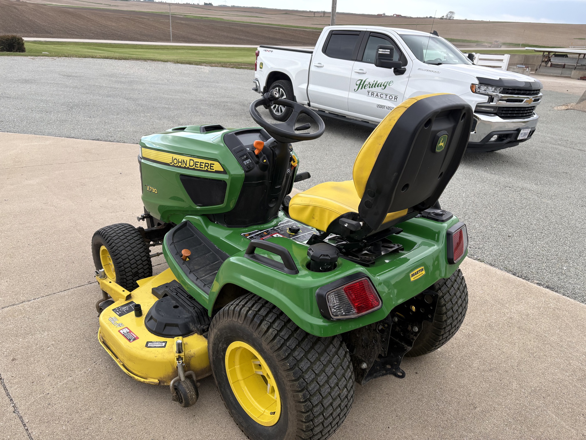  2020 John Deere X730 at Heritage Tractor in Geneseo, IL