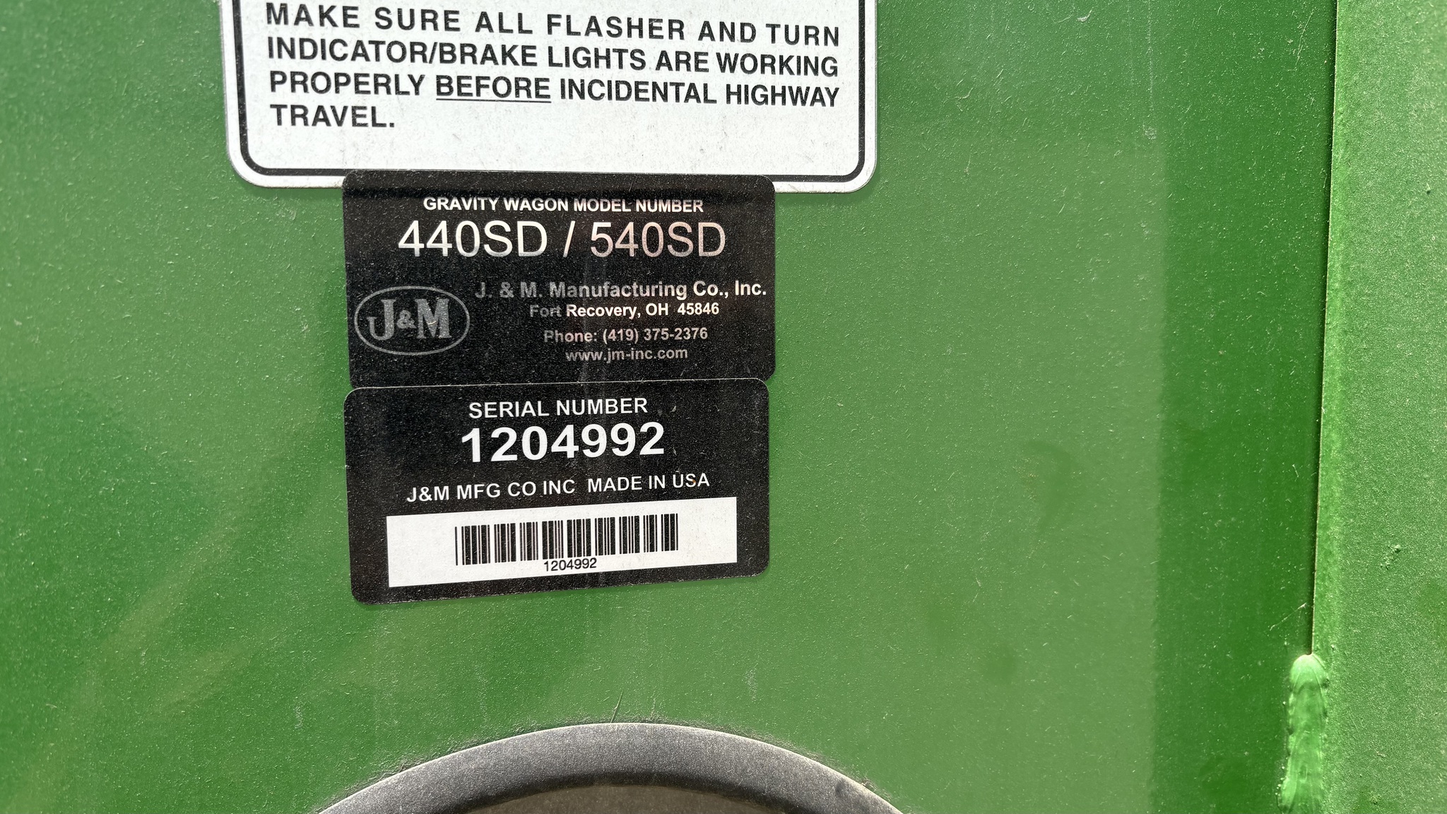 2012 J&M 540SD Image 4