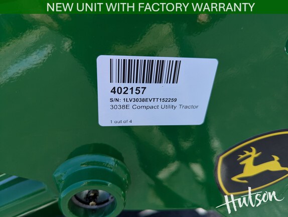Photo of 2026 John Deere 3038E