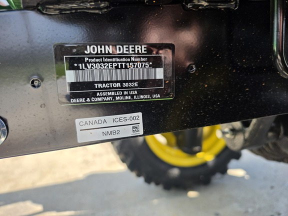 2026 John Deere 3032E
