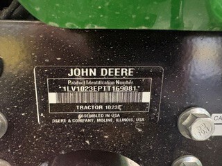 2026 John Deere 1023E