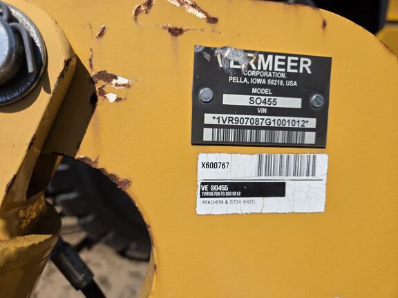 2016 Vermeer SO455