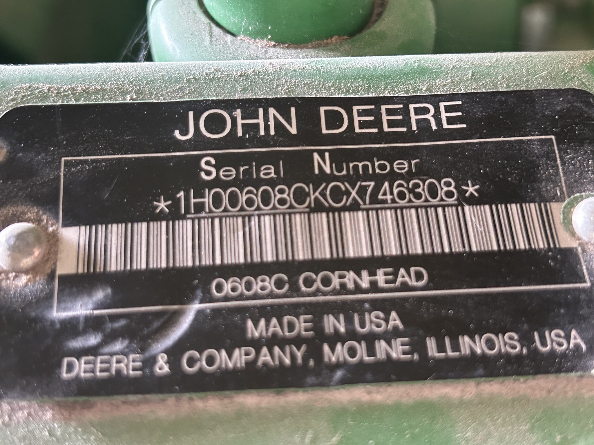 2012 John Deere 608C Image 3