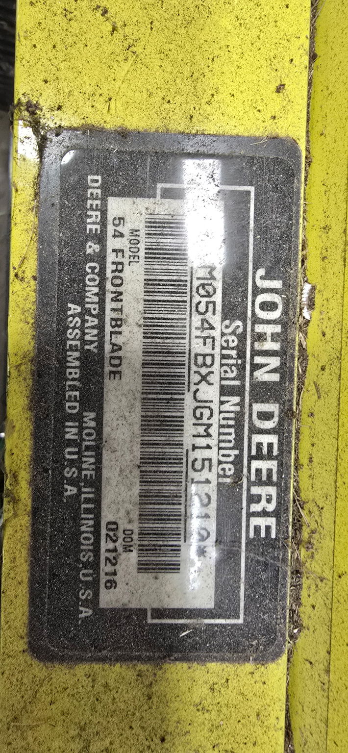 2016 John Deere 54 Image 1