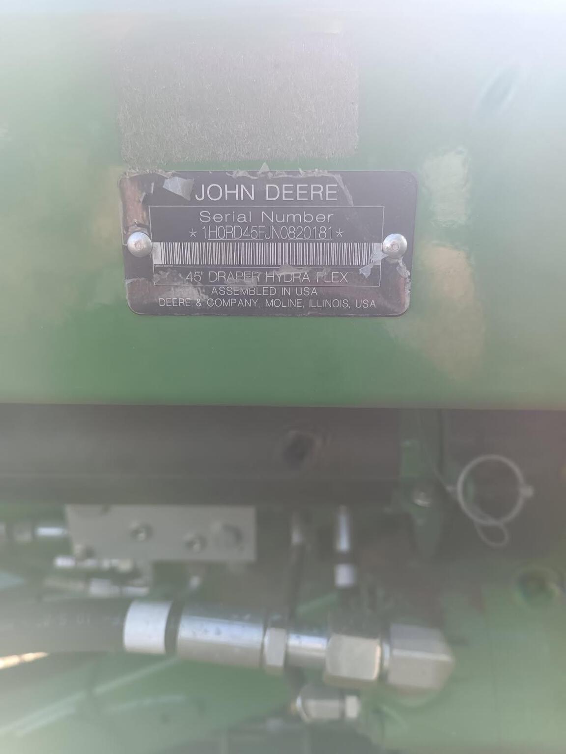 2022 John Deere RD45F Image 3