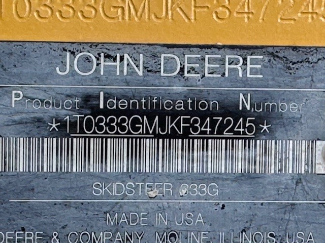 2019 John Deere 333G Image 2