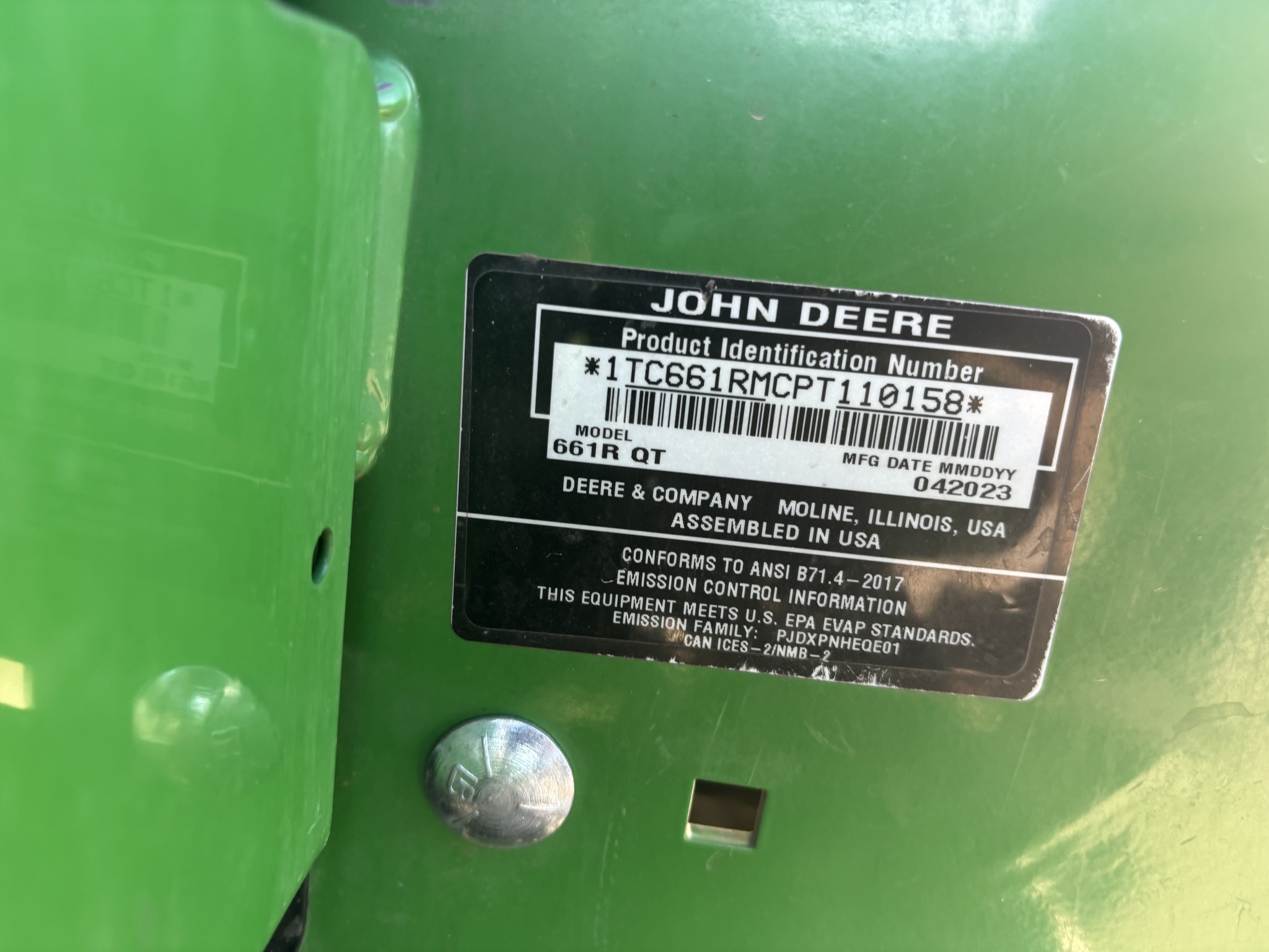  2023 John Deere 661R at Heritage Tractor in Lebanon, MO