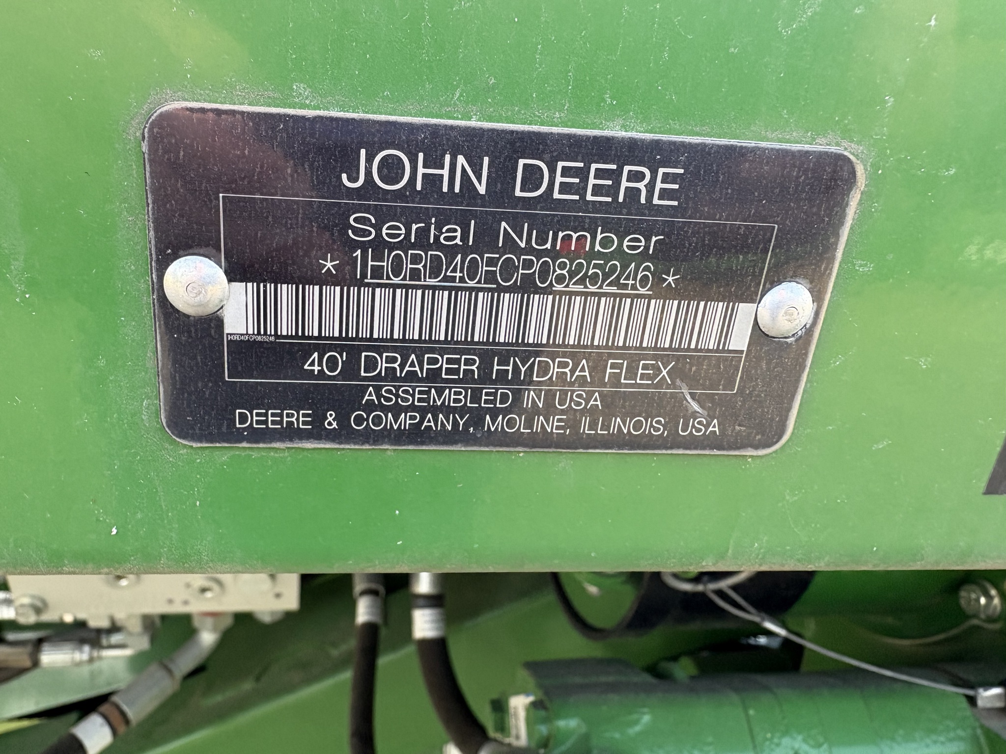 2023 John Deere RD40F at Heritage Tractor in Kewanee, IL