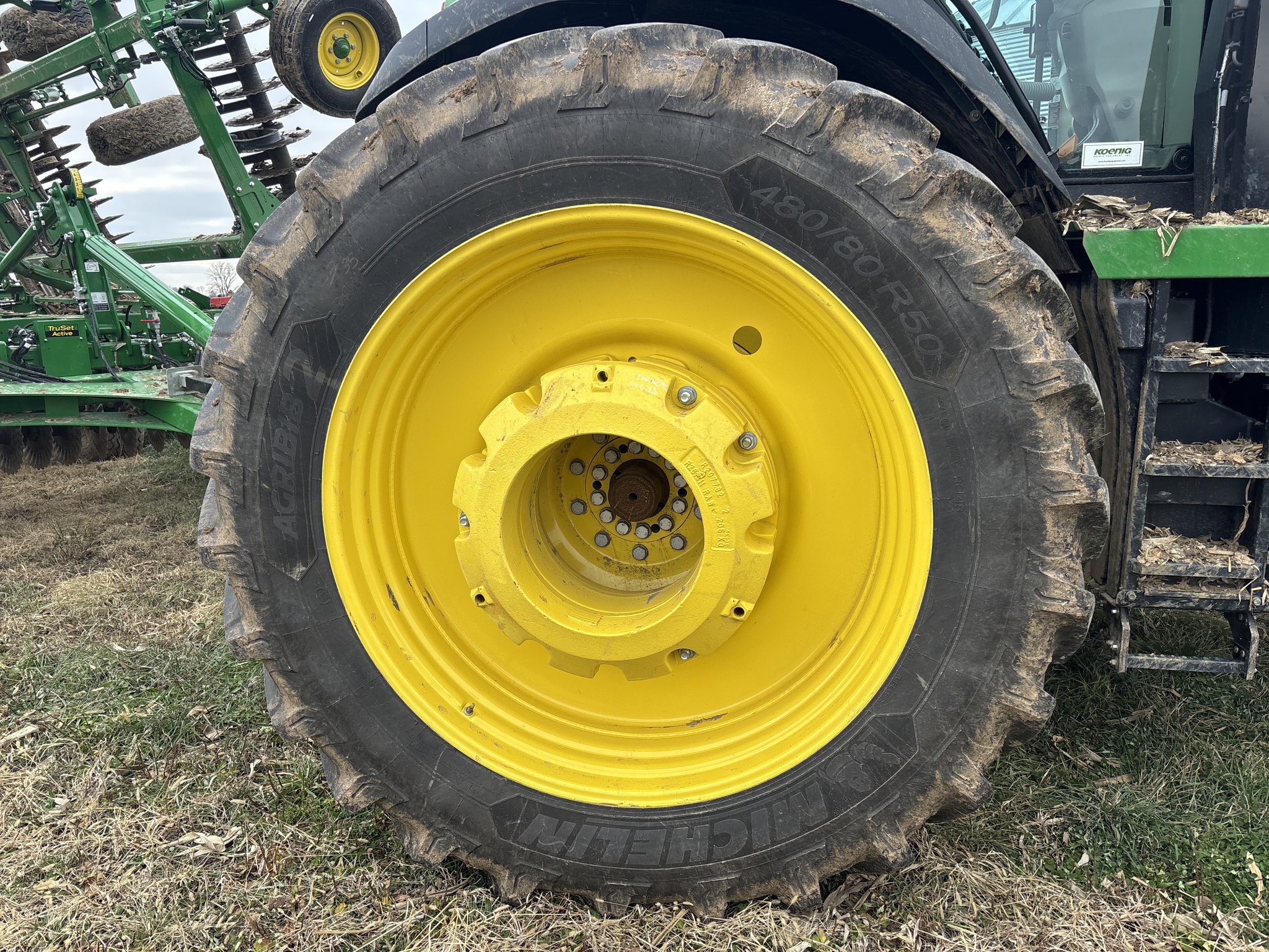 Used 2024 John Deere 8R 370 Row Crop Tractors at Koenig Equipment in Urbana, OH - PhotoXL13