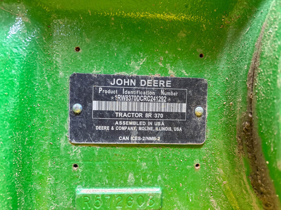 Used 2024 John Deere 8R 370 Row Crop Tractors at Koenig Equipment in Urbana, OH - Photo36