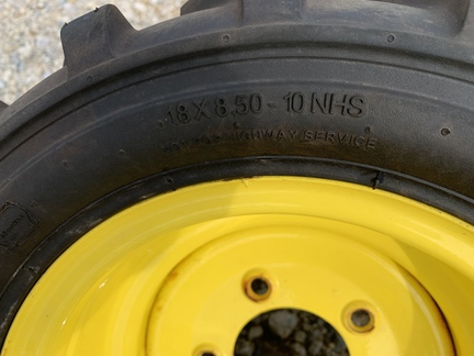 Photo of 18x8.50-10 qty 2 on rims