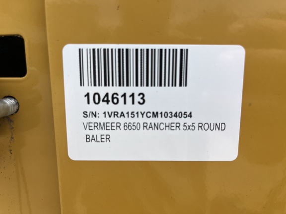 2018 Vermeer 6650 Rancher