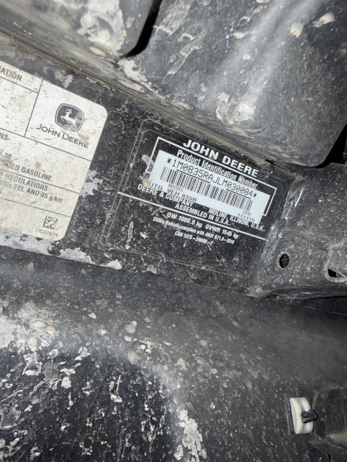 2020 John Deere XUV 835R Image 11