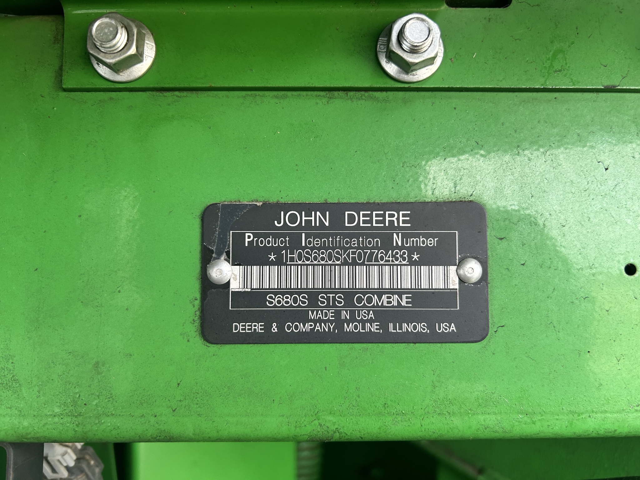 2015 John Deere S680 Image 25