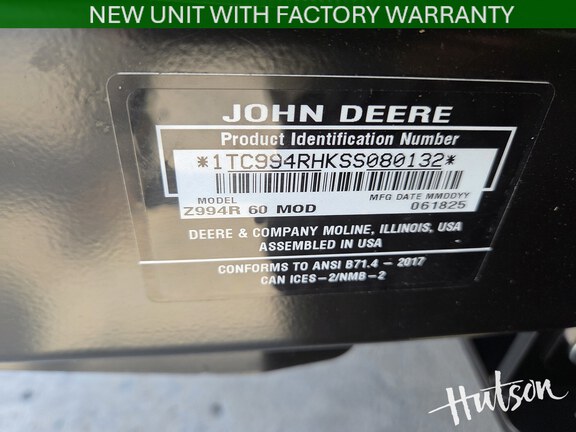 Photo of 2025 John Deere Z994R