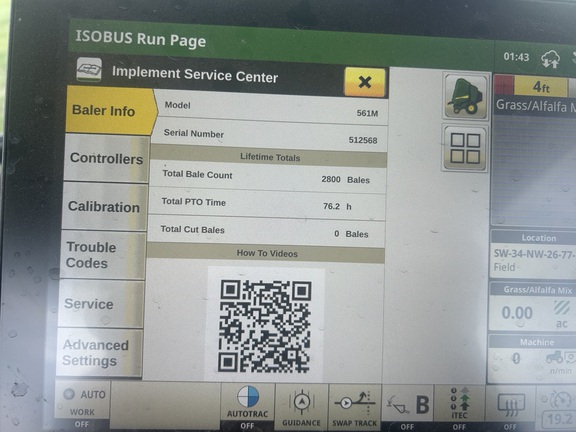 Used 2025 John Deere 561M Round Balers at Horizon Ag & Turf in Falher, AB - Photo10
