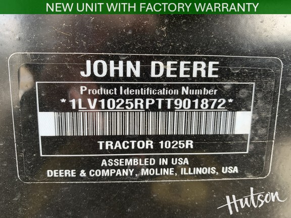 Photo of 2026 John Deere 1025R