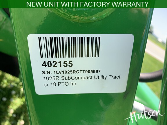 Photo of 2026 John Deere 1025R