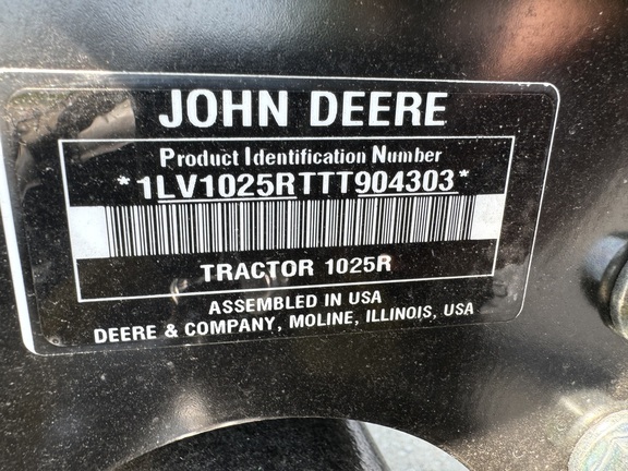 2026 John Deere 1025R