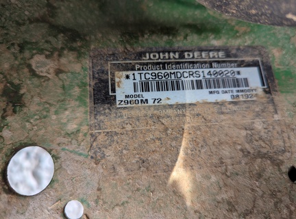 Photo of 2025 John Deere Z960M