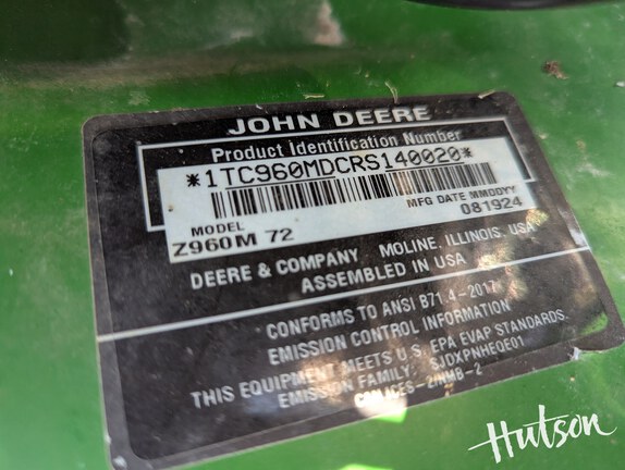 Photo of 2025 John Deere Z960M