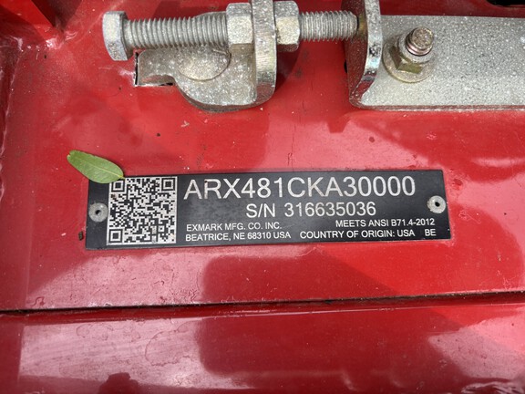 Used 2016 Exmark 30