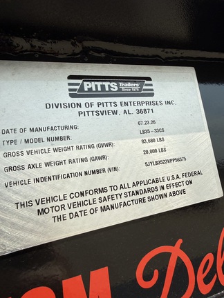 2027 Pitts LB35-33CS