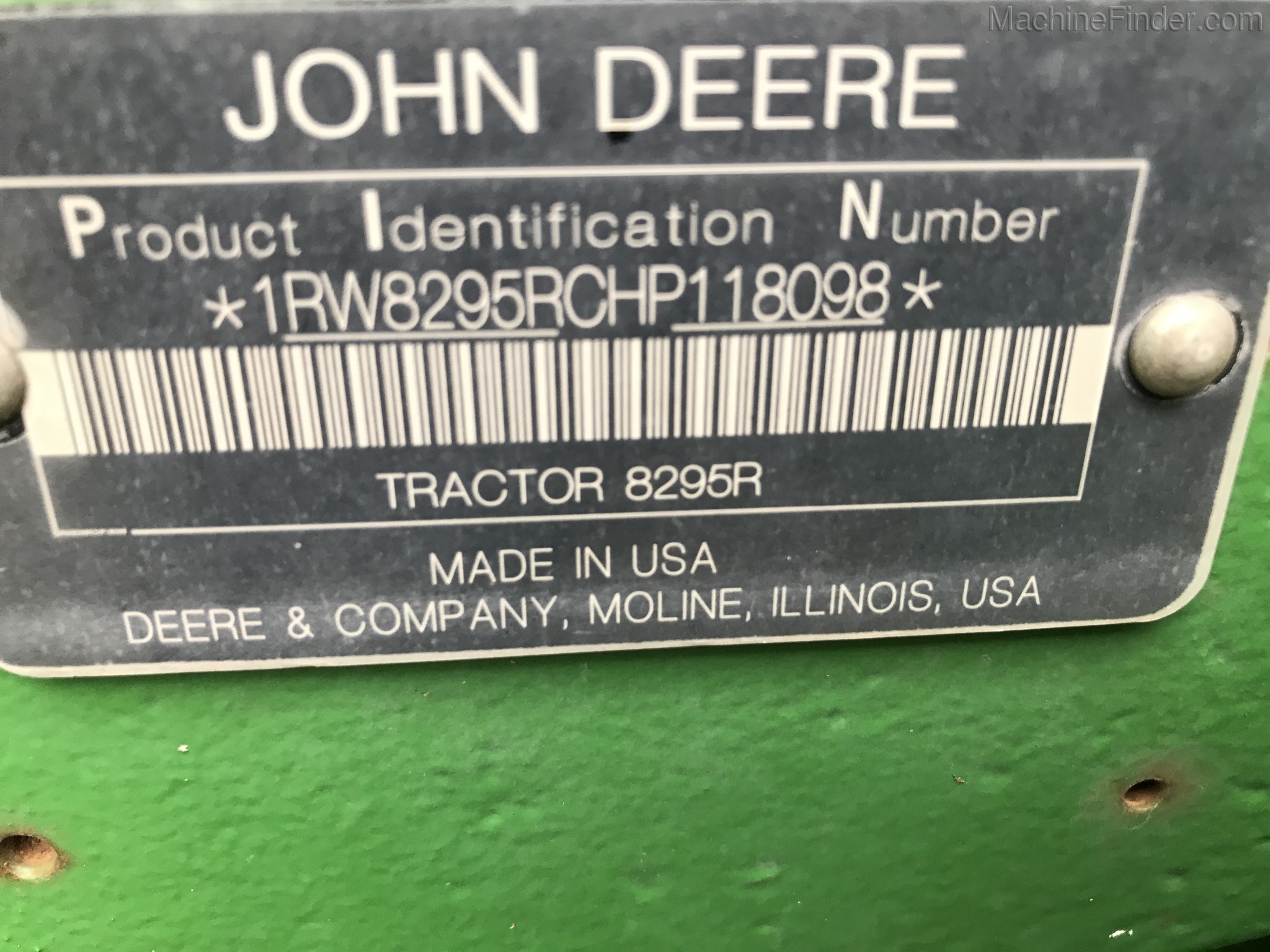 2017 John Deere 8295R Image 6