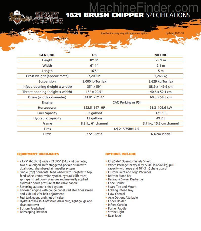 2019 Morbark 1621 Image 6