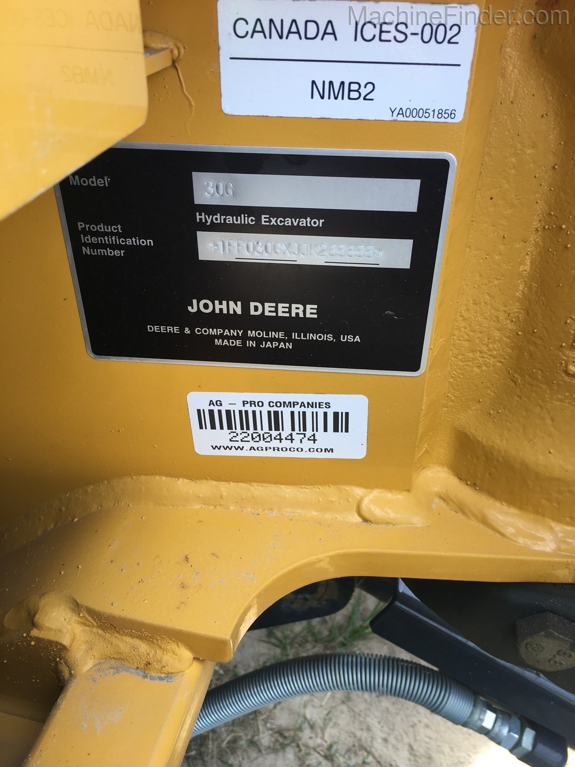 2018 John Deere 30G Image 8